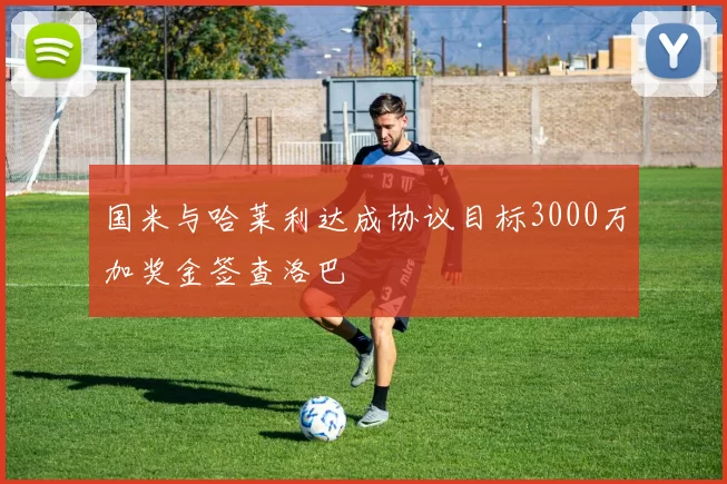 国米与哈莱利达成协议目标3000万加奖金签查洛巴